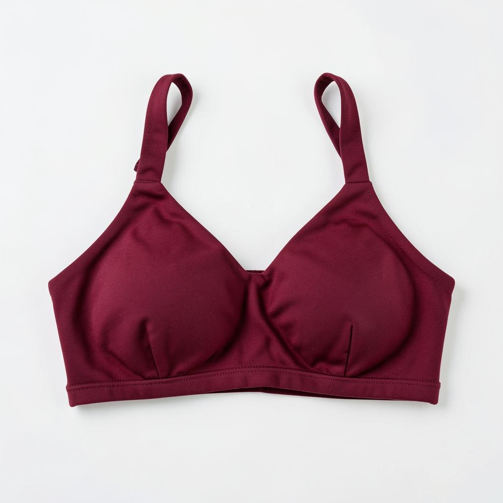 Halter-Neck Cotton Bra