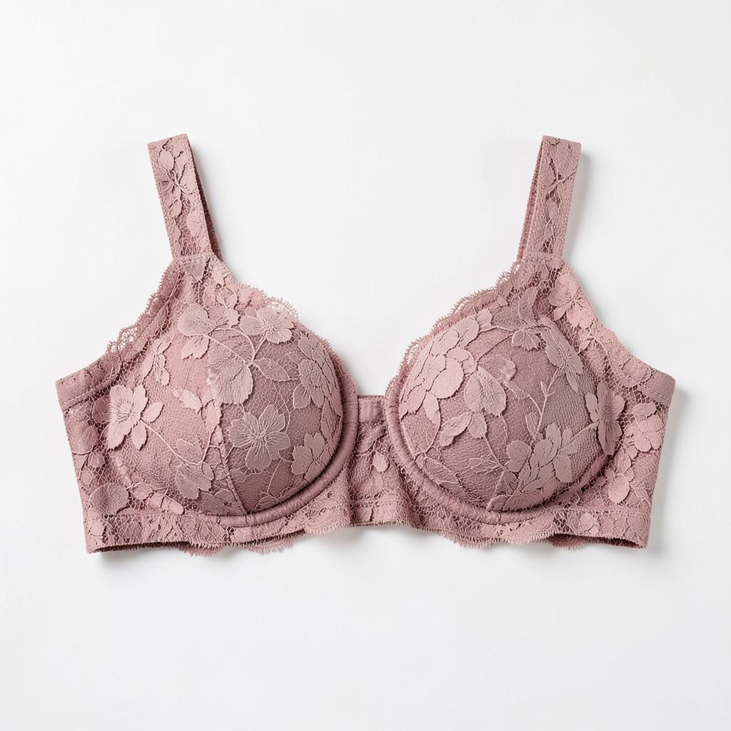 Black Lace Plunge Bra