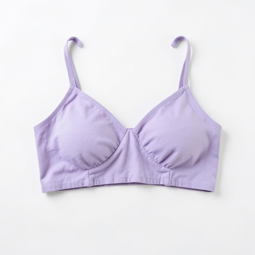Lilac Cotton Bralette