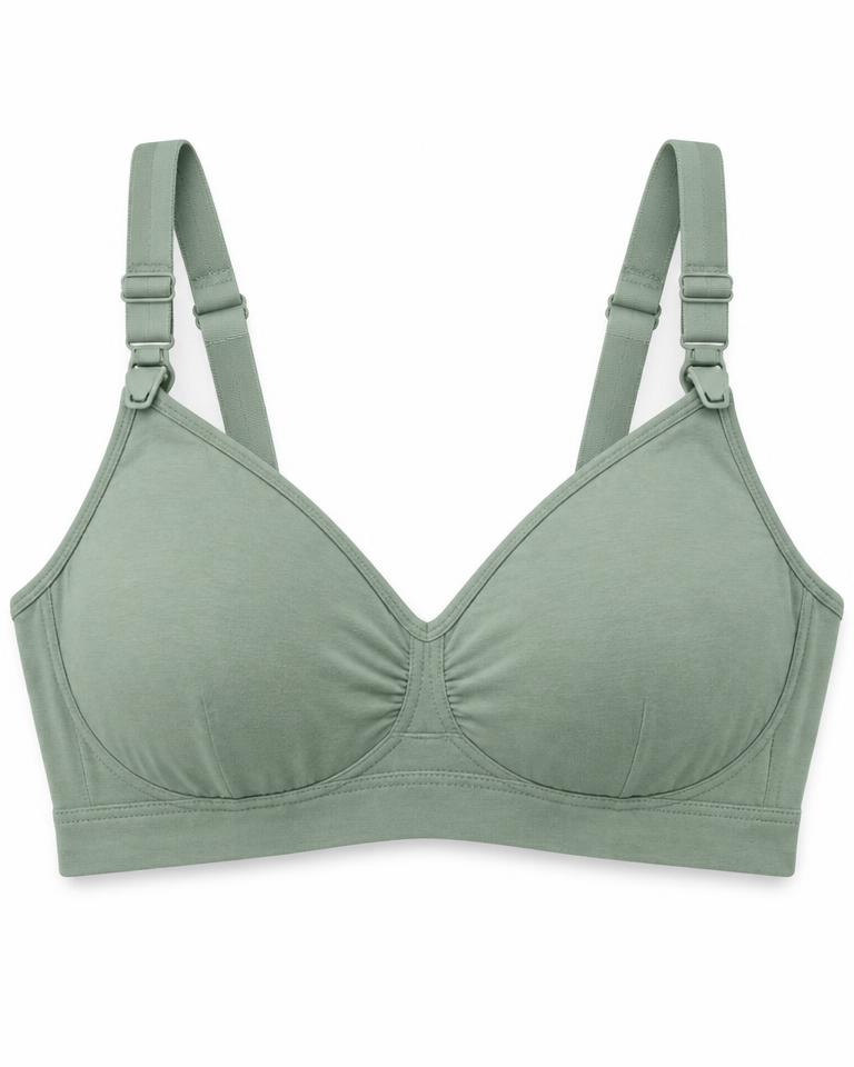 Sage Cotton Nursing Bra