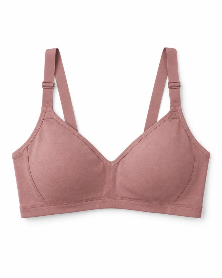 Dusty Rose Wireless Everyday Bra