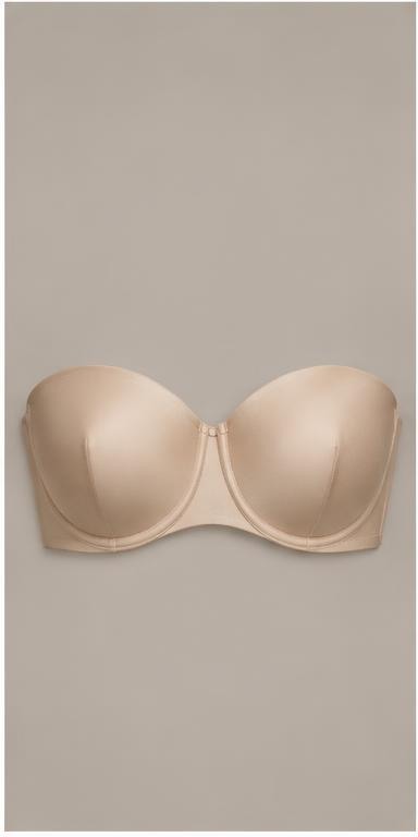 Champagne Strapless Couture Bra