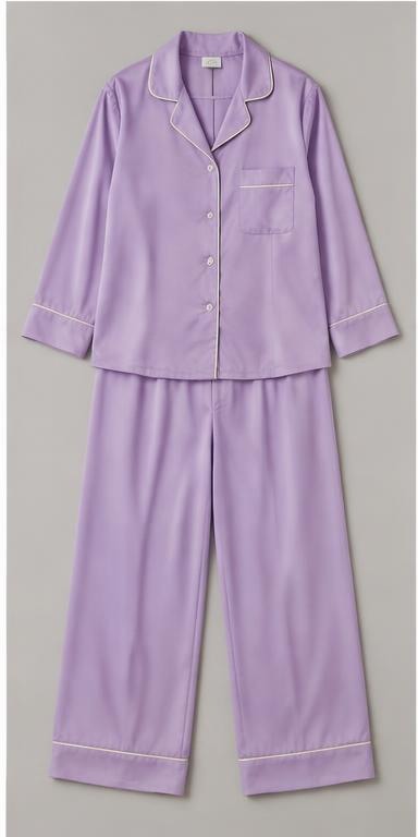 Lavender Luxe Lounge Night Suit
