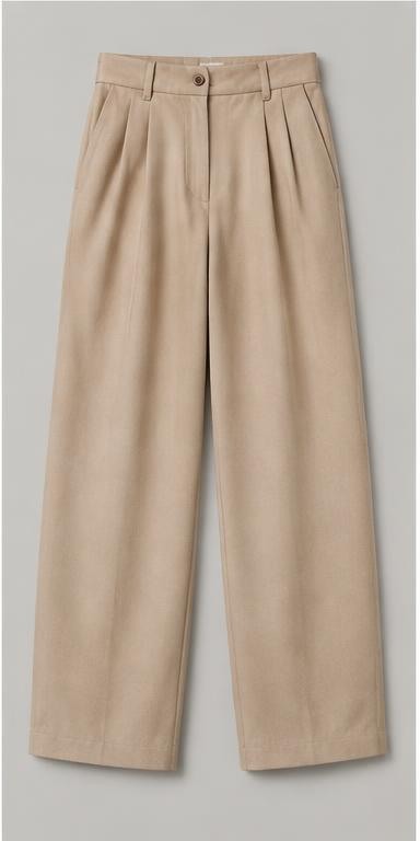 Sand Relaxed Designer Trousers