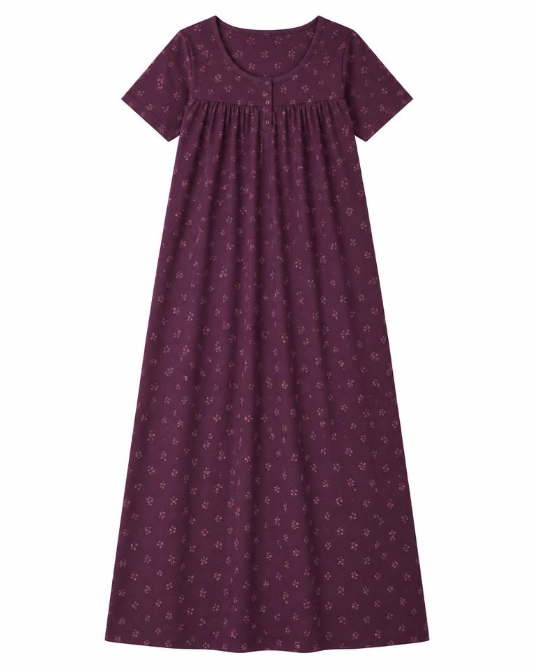 Mint Cotton Maxi Nightdress