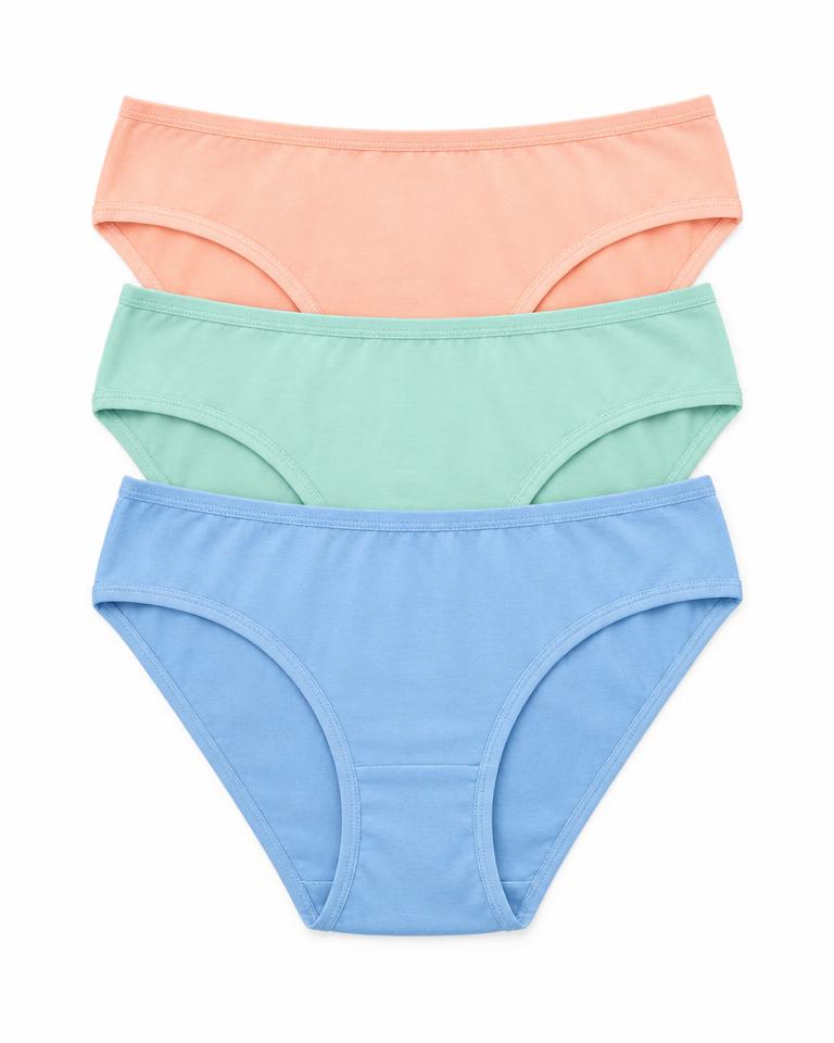 Pastel Cotton Panties — Pack of 3