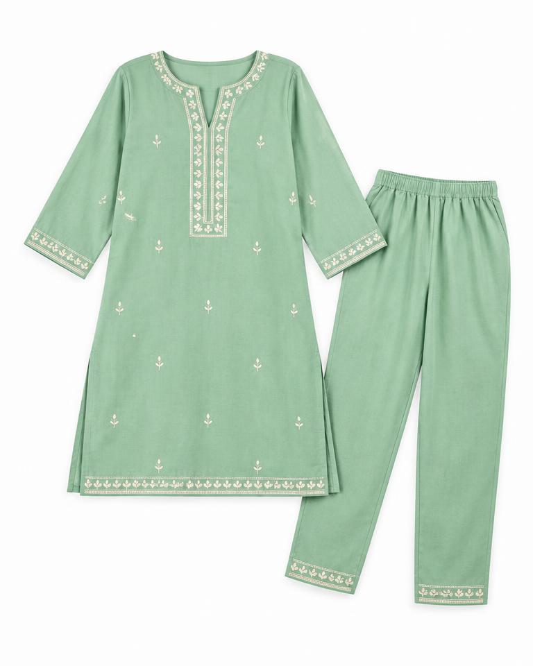 Mint Everyday Ethnic Co-ord