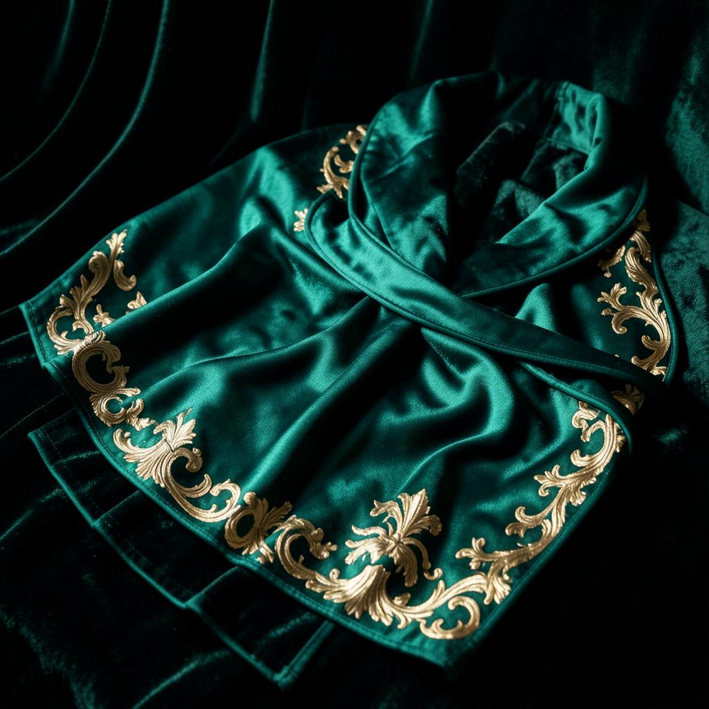 Signature Silk Lounge Robe