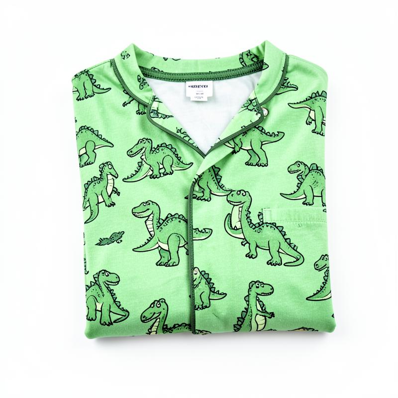Dinosaur Print Cotton Pyjama Set