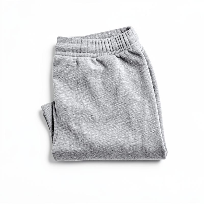 Grey Melange Track Pants