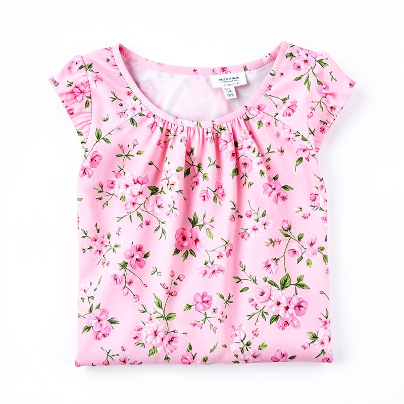 Pink Floral Cotton Nightdress