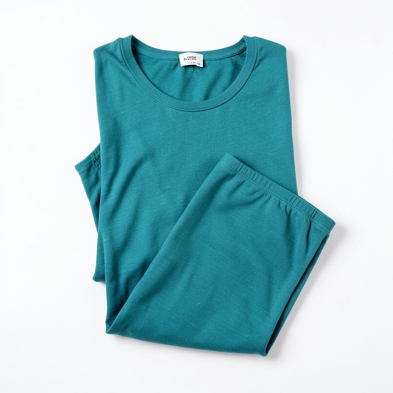 Teal Cotton Lounge Co-ord Set