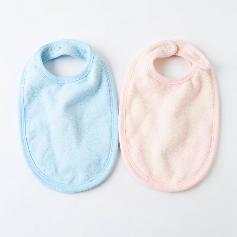 Waterproof Pastel Feeding Bibs — Pack of 2