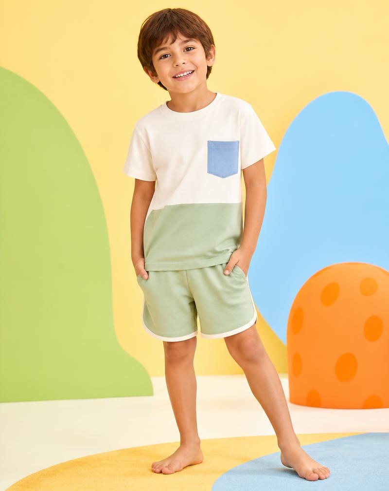 Boys Lounge Tee & Shorts