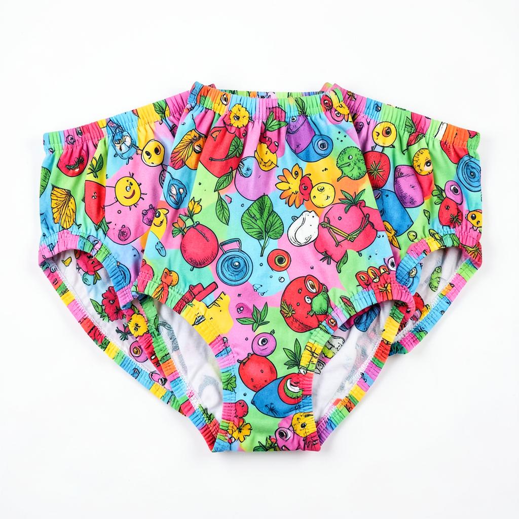 Printed Cotton Hipsters — Pack of 3