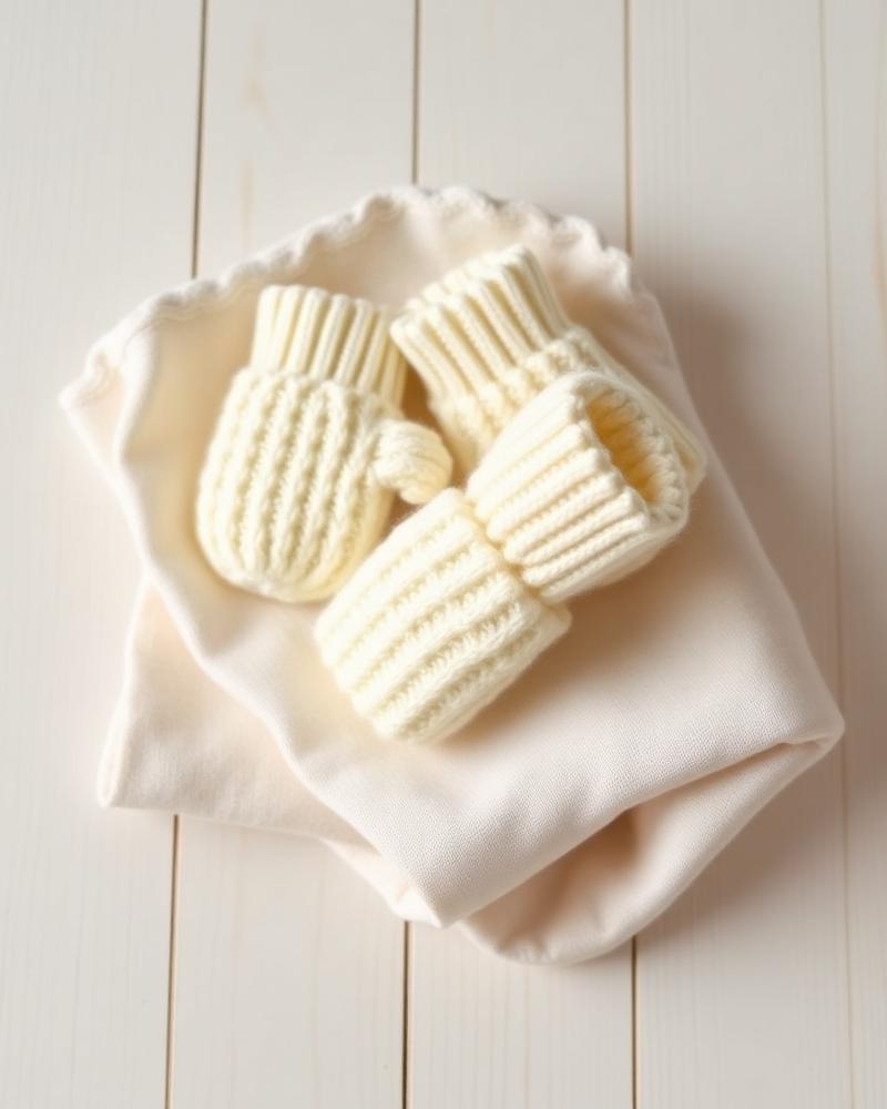 Baby Mittens & Booties Set