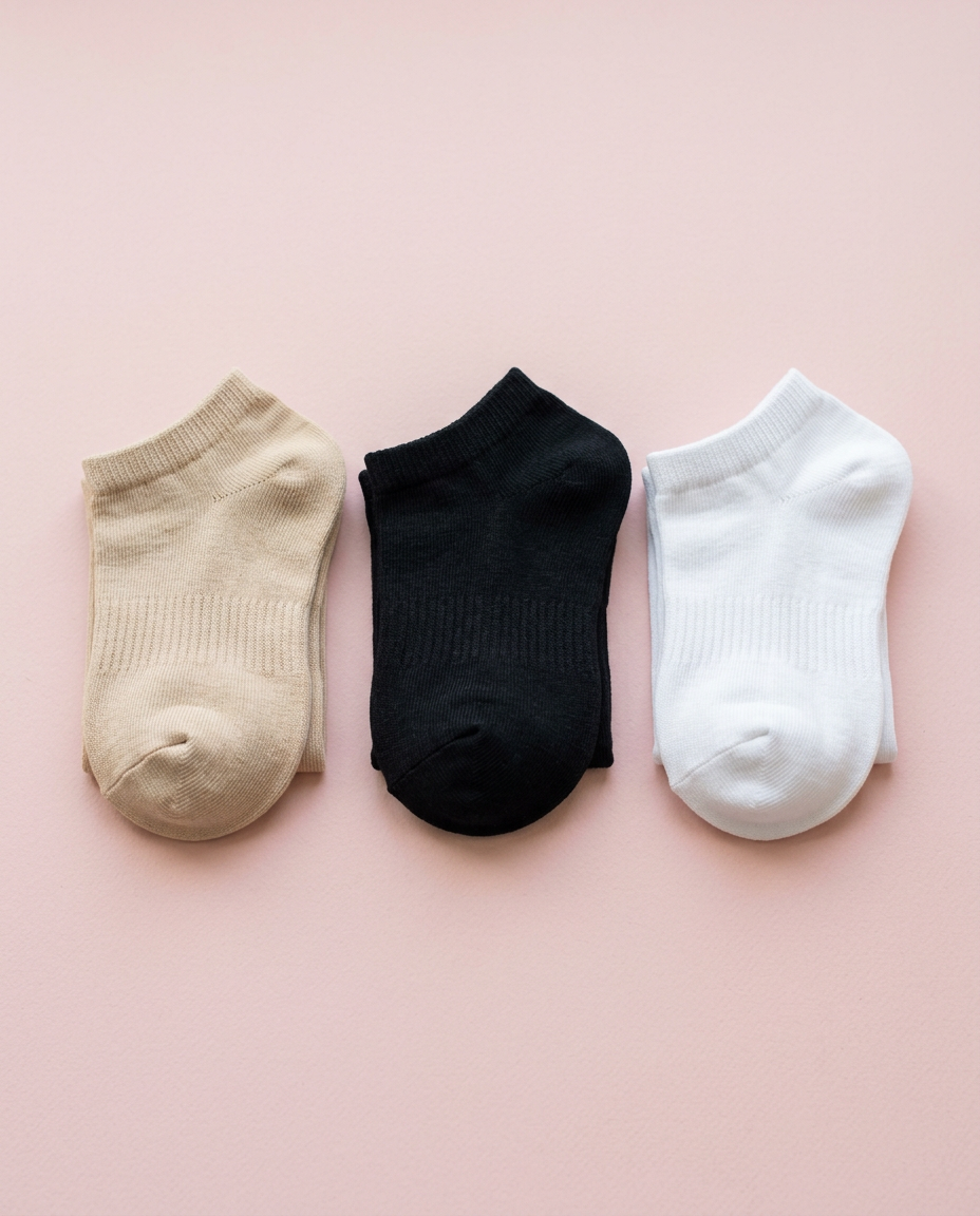 No-Show Loafer Socks — Pack of 3