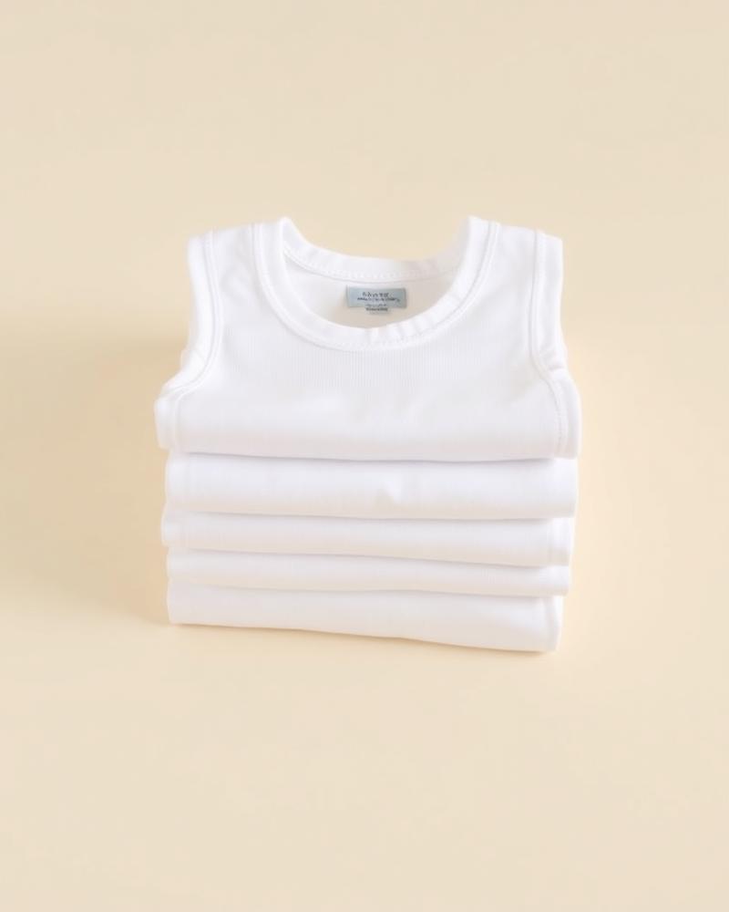 Boys Cotton Vest — Pack of 4