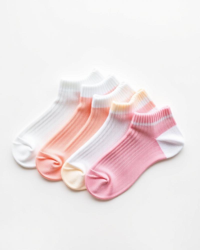 Pastel Anklet Socks — Pack of 5