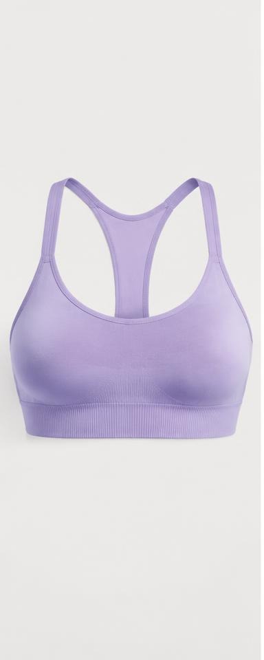 Lavender Seamless Yoga Sports Bra