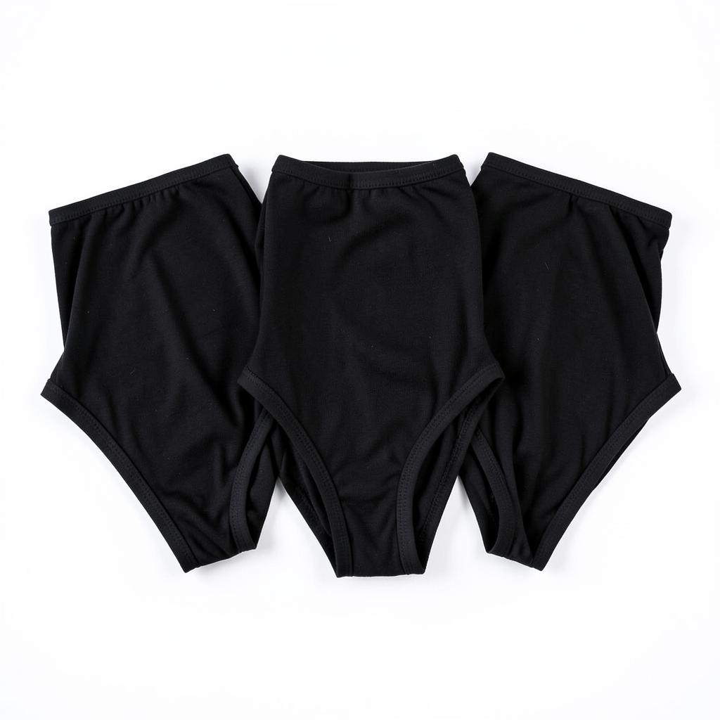 Black Cotton G-Strings — Pack of 3