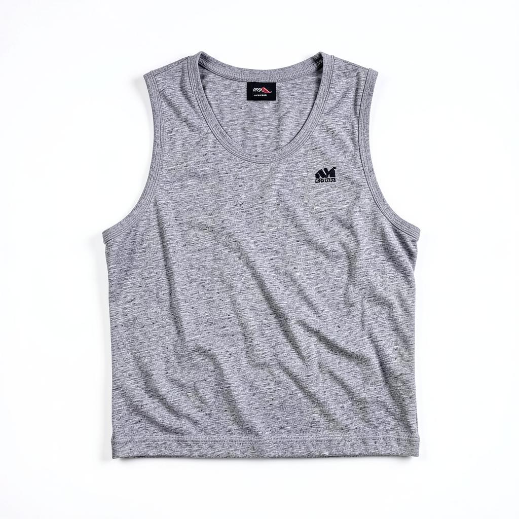 Grey Melange Gym Vest